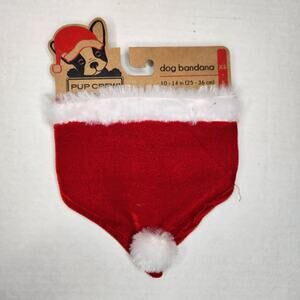 Pup Crew Dog Bandana Size XS/S New with Tag Santa